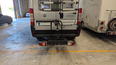 Porta 3 biciclette per gancio traino