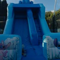 Scivolo castello Gonfiabile Stitch pvc