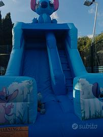 Scivolo castello Gonfiabile Stitch pvc