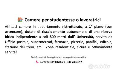 Camere per studentesse