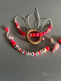 Kit portaciuccio e collana allattamento