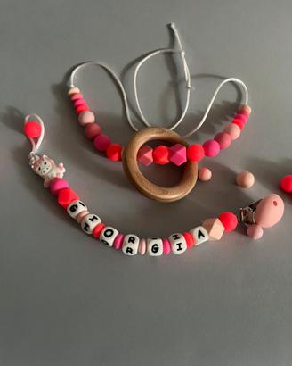 Kit portaciuccio e collana allattamento