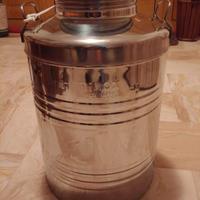 Bidone olio acciaio Inox 50 litri