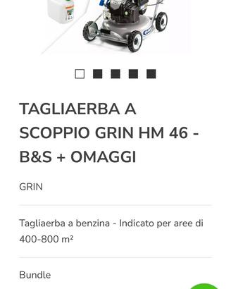 Tagliaerba a scoppio grin hm 46