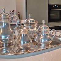 Servizio tè e caffè in argento 800