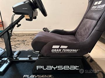 Simulatore guida playseat cin volante logitech