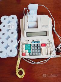 Calcolatrice Citizen e 10 rotoli diametro 60