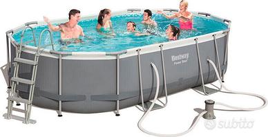 Piscina Fuori Terra Ovale Bestway 488x305X107 CM.