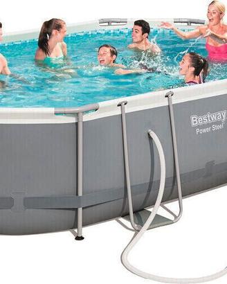 NUOVA Piscina Ovale Bestway 488 x 305 x 107 CM..