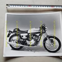 Moto Morini 350 Sport 1975 foto cartella stampa