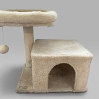 Tiragraffi con cuccia a grotta e amaca