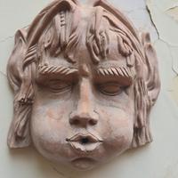 Mascherone da ornamento giardino