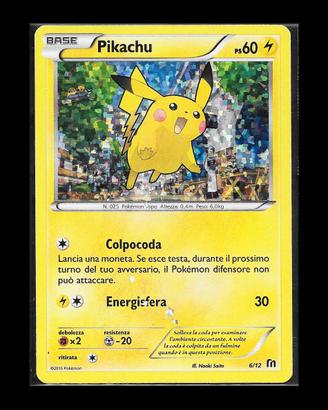 Carta Pokémon TCG "Pikachu Holo 6" McDonald Collec