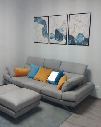 Divano Poltronesofà Gimigliano 4 posti + Pouf