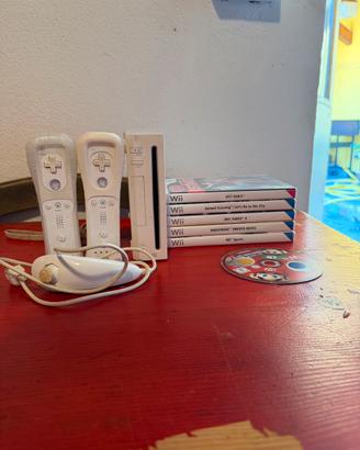 Nintendo Wii completa + 6 giochi