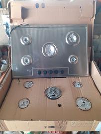 Piano cottura gas 4 fuochi e 5 fuochi nuovi
