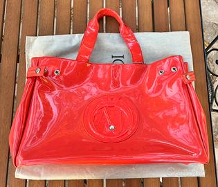 Borsa Armani Jeans rosso corallo