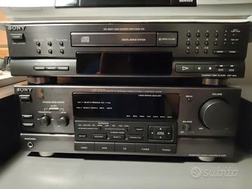 Amplificatore e lettore cd Sony LEGGERE