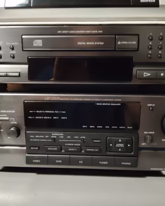 Amplificatore e lettore cd Sony LEGGERE