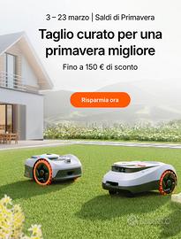 Robot taglierba senza filo