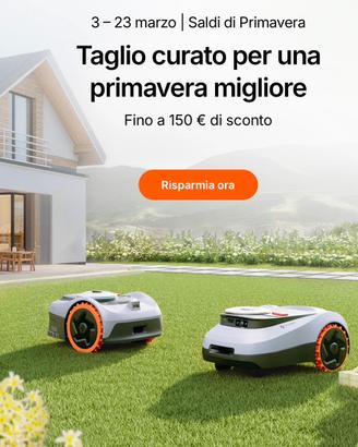 Robot taglierba senza filo