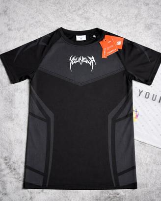 YoungLA T-Shirt Compressa Nera (S) - Nuova