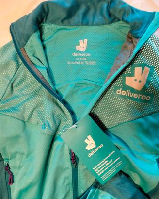 Felpa Deliveroo con cerniera