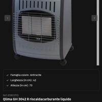 stufa gas qlima GH3042R