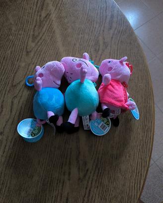 portamonete portachiavi Peppa Pig peluches plush 