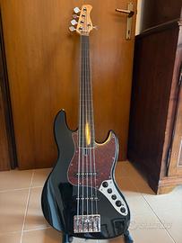 Basso Sire FRETLESS senza tasti 5 corde - V7-5 v2