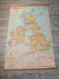 Cartina geografica antica / vintage