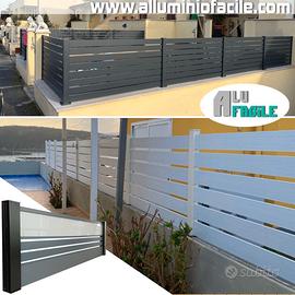 Recinti recinzioni alluminio doghe steccati decori