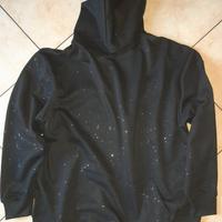 Felpa unisex gliterata XL