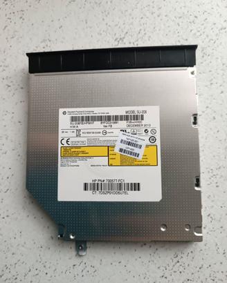 Lettore/Masterizzarore DVD Sata Hewlett Packard