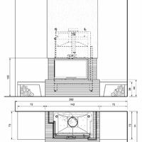 Rivestimento camino palazzetti