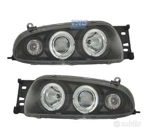 FARI FORD FIESTA 95-99 ANGEL EYES SFONDO NERO