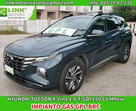 HYUNDAI Tucson 1.6 T-GDI 48V XLine + IMP GPL BRC