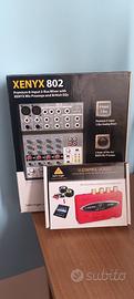 Behringer XENYX 802 & UCA222 USB interfaccia Audio