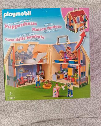Playmobil casa delle bambole portatile 3 in 1