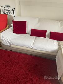 Divano  angolare sinistra, diventa anche letto