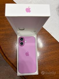 IPHONE 16 ROSA eccezionale garanzia LUGLIO 2027