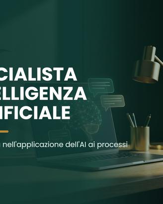 SPECIALISTA INTELLIGENZA ARTIFICIALE