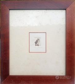 Gufetto portafortuna, incisione anni '90