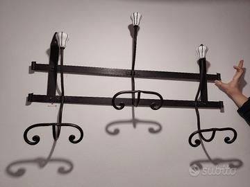 appendiabiti in ferro battuto