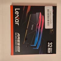RAM DDR5 32GB (2×16GB) 6400MHz CL30 Lexar ares