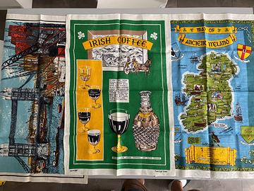 3 Canovacci Vintage PURO LINO IRLANDESE Dunmoy