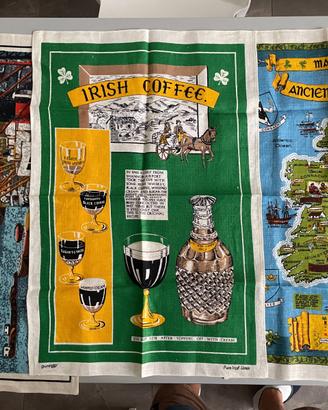 3 Canovacci Vintage PURO LINO IRLANDESE Dunmoy