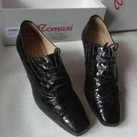 Scarpe eleganti donna, pelle nera, numero 37