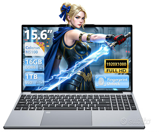 pc portatile 1tb nuovo imballato