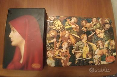 Scatole latta Lazzaroni vintage coppia